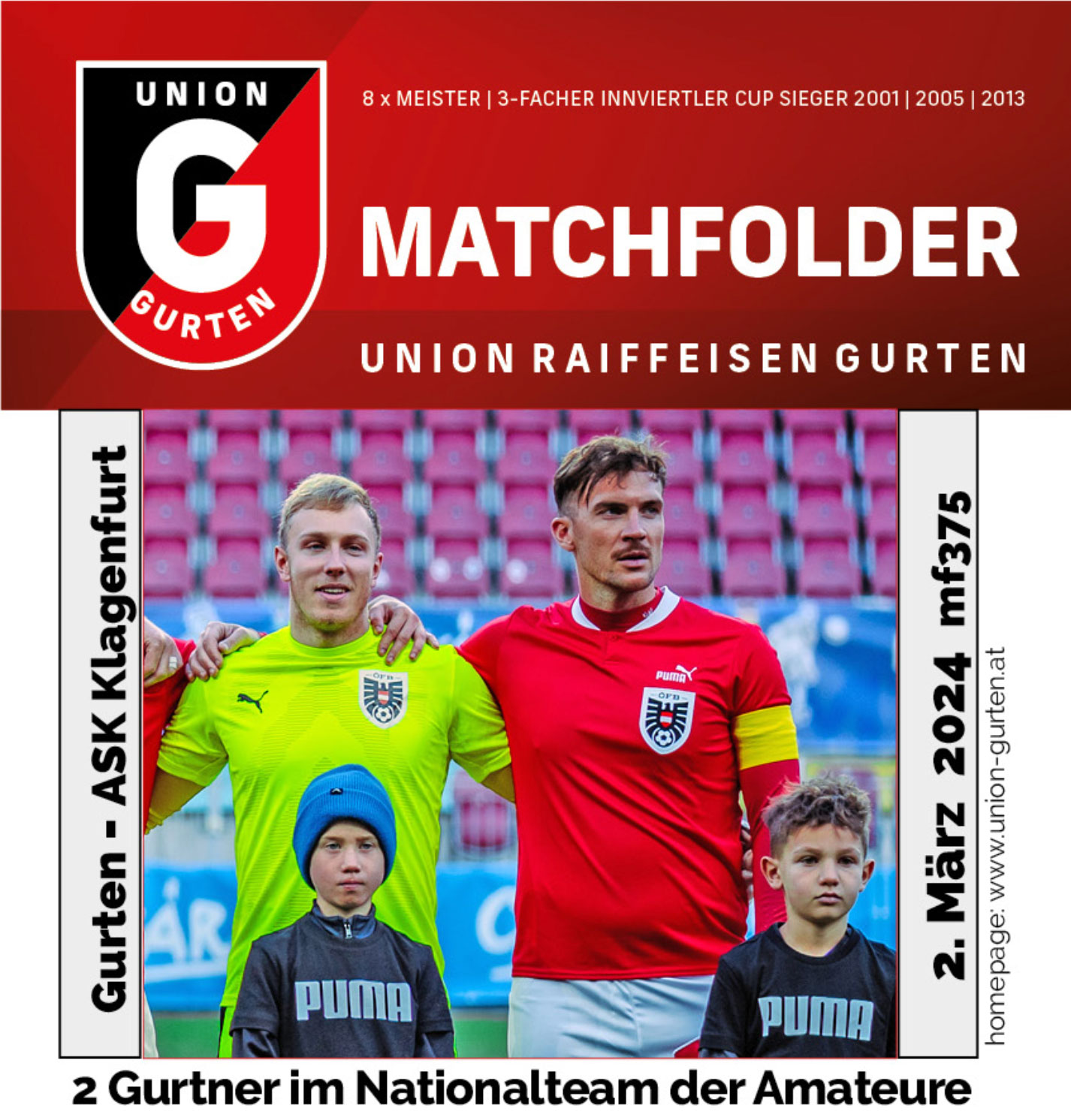 Matchfolder Gurten - Klagenfurt